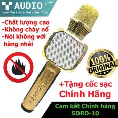 [ Free Ship ] Mic Hat karaok Kèm Loa , Loa Hát Karaok kèm mic , Mic hát karaoke , Micro Kèm Loa Bluetooth Karaoke Sd-10, Âm Thanh Sống Động , Bảo Hành Lên Đến 12 Tháng