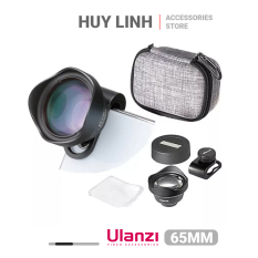 Lens tele 2X cho điện thoại Ulanzi 65mm 4K HD – Ống kính chụp ảnh chân dung hỗ trợ xóa phông cực nét