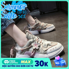 Giày nữ, giày sneaker nữ Hoa anh đào Thiết kế thể thao độc lạ Mang cực êm chân Phù hợp với mọi lứa tuổi