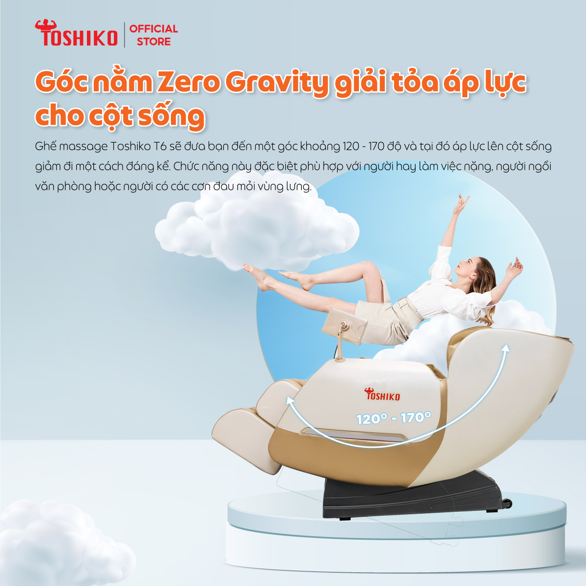 [Bản mới 2022 - Mua hoàn tiền 300k] Ghế massage toàn thân Đa Năng Cao Cấp Toshiko T6, Công nghệ...