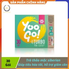 [HCM][ CHÍNH HÃNG ] – Trà thảo mộc Yoo Go Turbo Tea siberian giúp giảm cân tốt cho đường tiêu hóa – Hộp 30 gói – hộp 30 gói