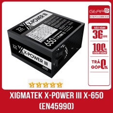 Nguồn XIGMATEK X-POWER III X-650 (EN45990) – Bảo hành chính hãng Mai Hoàng 36 Tháng