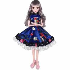 Đầm búp bê 60cm xanh đậm