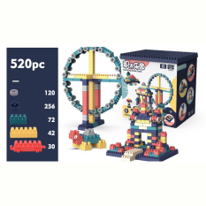 Bộ Xếp Hình LEGO 520 Chi tiết Siêu Trí Tuệ Vòng Quay Khổng Lồ Cho Bé Giúp Trẻ Phải Triển Toàn Diện – Đồ Chơi Lắp Ghép Phát Triển Trẻ – Bộ Đồ Chơi Xếp Hình Lego Loại Lớn