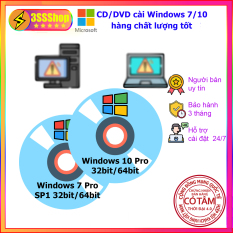Đĩa cài hệ điều hành máy tính Win 7 8 10 hàng chất lượng tốt