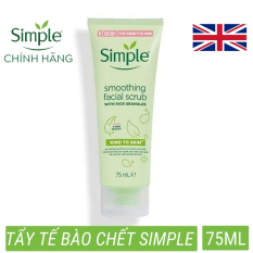 Tẩy tế bào chết da mặt simple Kind To Skin Smoothing Facial Scrub (75ml)