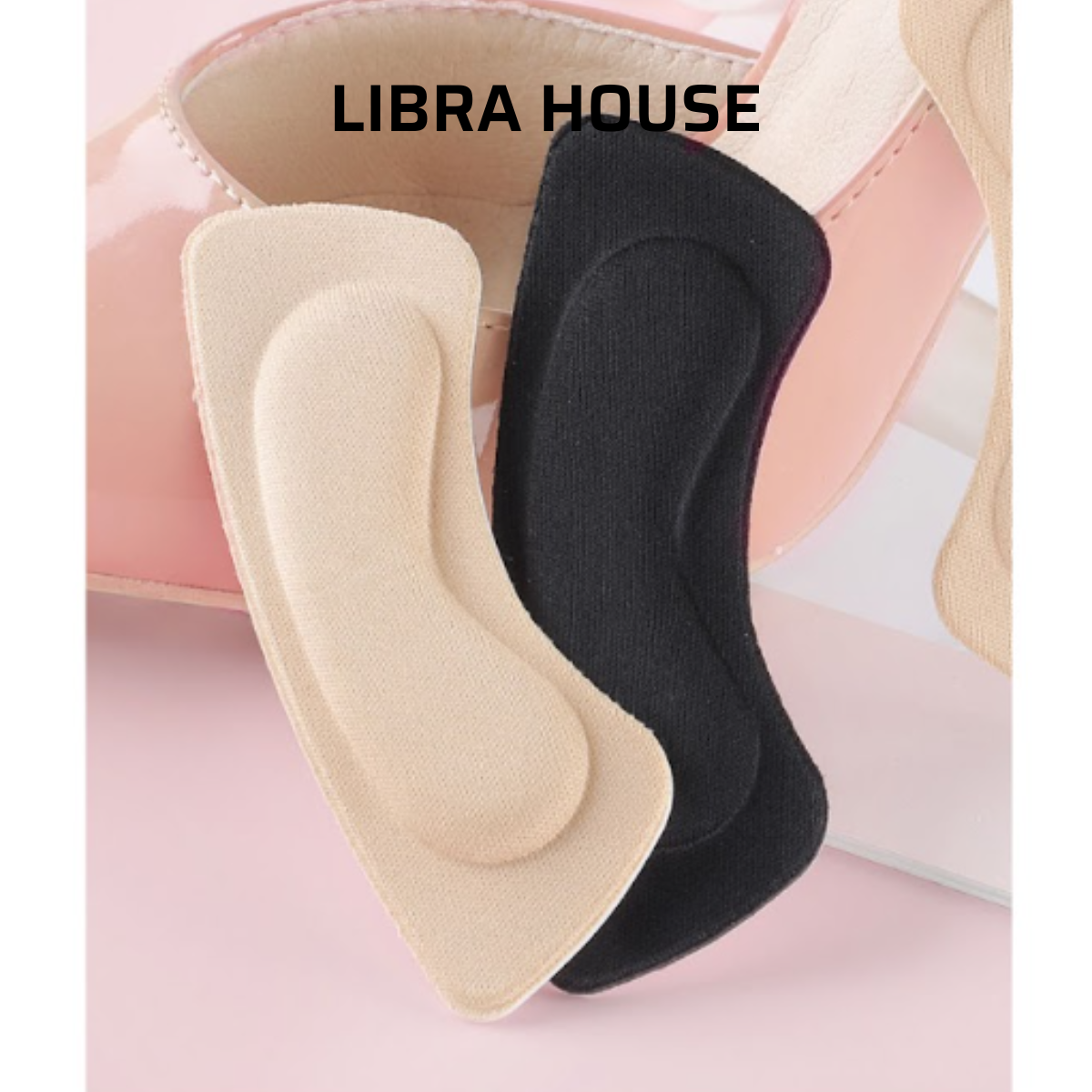 LIBRA HOUSE – 1 cặp lót giày cao gót chống trầy bảo vệ gót chân, êm chân, chống rớt gót khi di chuyển AC004