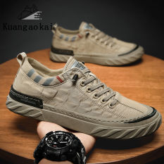 Kuangaokai【Free Shipping Miễn phí vận chuyển】 giày nam Giày thể thao thoáng khí mới nam bàn đạp thời trang giày thể thao thoải mái