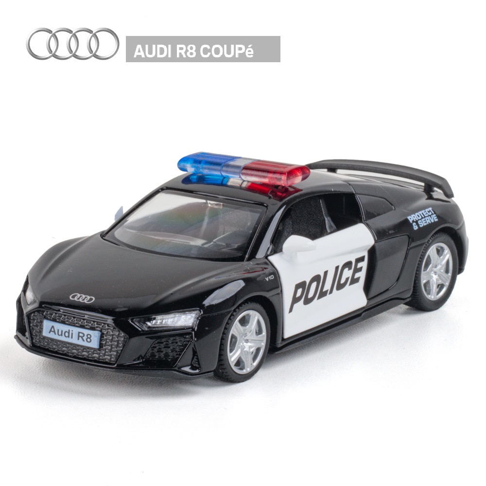 Đồ chơi Mô hình KidPrO - Siêu Xe Ô tô cảnh sát giao thông police 113, xe cảnh sát mỹ,...