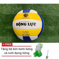 Bóng chuyền Động Lực Ebete DL220-Tặng kim bơm và lưới đựng bóng