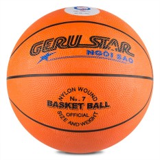 BÓNG RỔ CAO SU GERU STAR (TẶNG KIM BƠM VÀ TÚI LƯỚI )