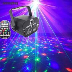 Jettingbuy Nở 60 Mô Hình Sân Khấu Máy Chiếu Laze Đèn LED RGB Đảng Quán Karaoke DJ Đèn Disco