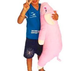 Gấu bông HEO LƯỜI (70cm) Thú nhồi bông HEO LƯỜI GỐI ÔM HEO LUỜI CAO CẤP GIẢM GIÁ RẺ NHẤT KHUYẾN MÃI SIÊU RẺ