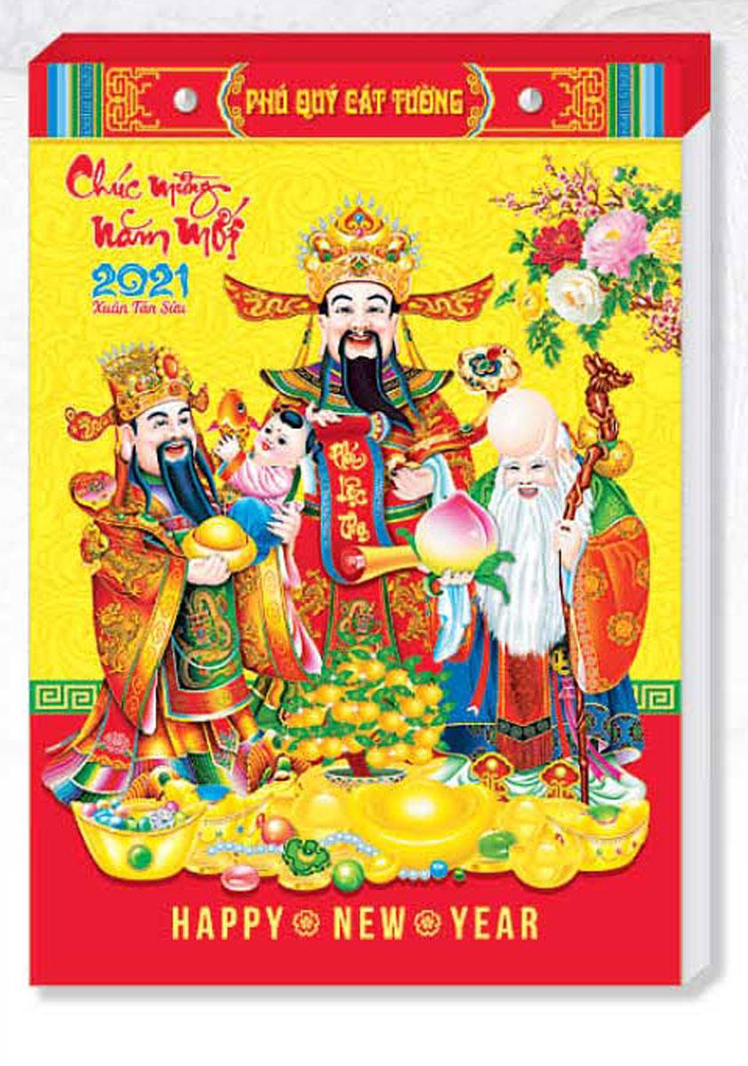 LỊCH BLOC ĐẠI 2021 (14,5X20,5CM) - LỘC - HT15