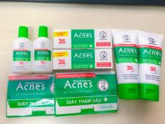 TRỌN BỘ 8 SẢN PHẨM ACNES 3S ( 2SỮA RỬA MẶT 25G, 2 DUNG DỊCH KHÁNG KHUẨN 25G, 2 GEL NGỪA MỤN 2G, 2 GIẤY THẤM DẦU (50 TỜ/GÓI) + QUÀ TẶNG BẤT KỲ