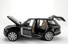 Xe mô hình tĩnh Land Rover tỉ lệ 1:24 khung thép sơn tĩnh điện màu Đen