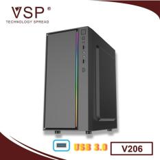 Case máy tính VSP V206 / V207 LED RGB Cổng USB 3.0