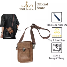 Túi Đeo Chéo Mini Cao Cấp Phong Cách Thời Trang Hàn Quốc Chất Da PU Mềm Mịn Hai Màu Nâu Và Đen Kiểu Dáng Basic Tiện Lợi Đi Làm Đi Chơi – TSD Leather