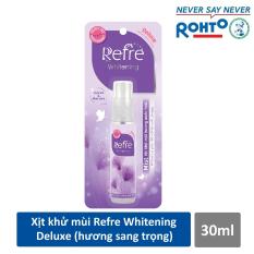 Xịt Khử Mùi Dưỡng Trắng Hương Nước Hoa Refre Whitening Deluxe Hương Sang Trọng (30ml)