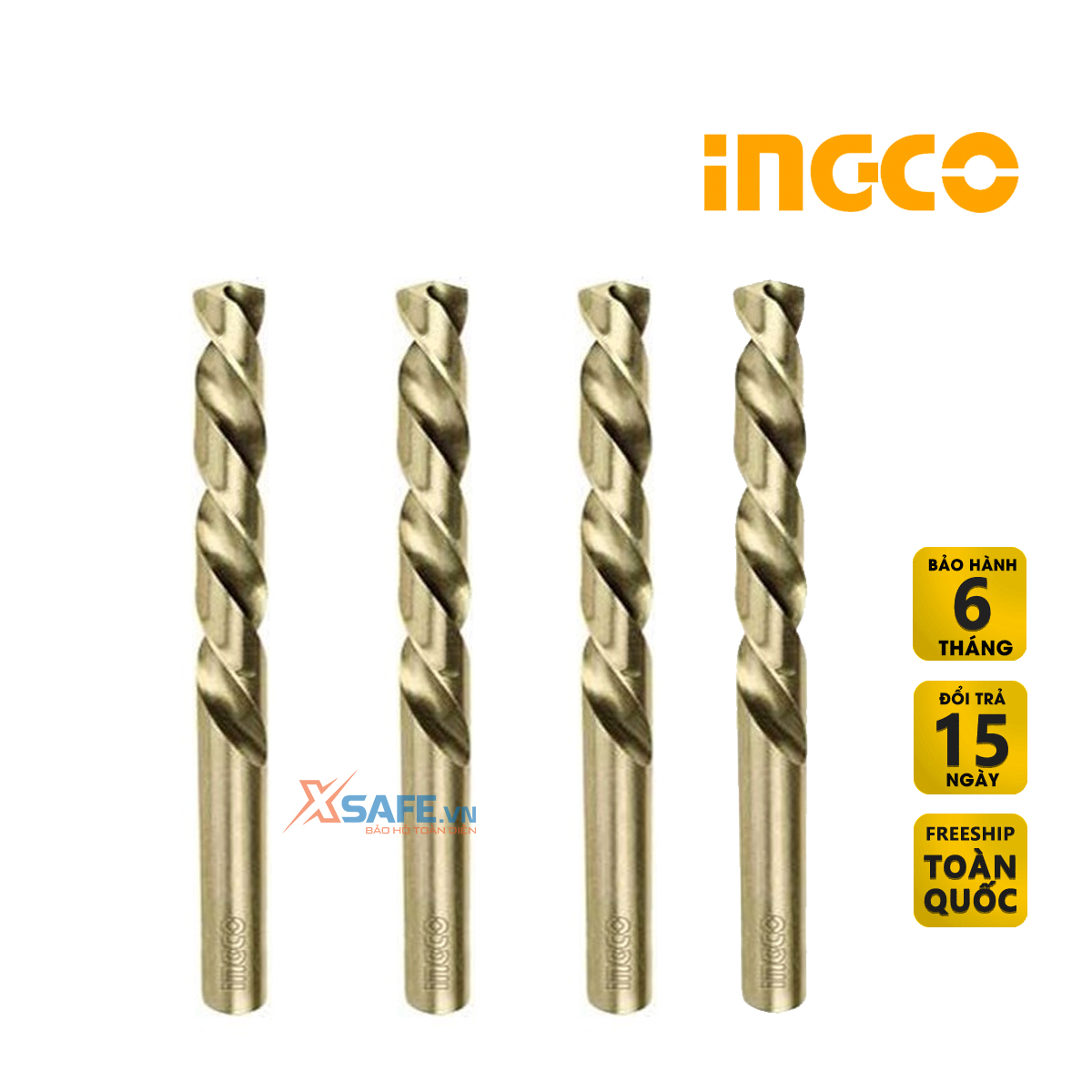 Mũi khoan kim loại HSS INGCO đủ size phù hợp sử dụng cho tất cả các máy khoan. Mũi khoan...