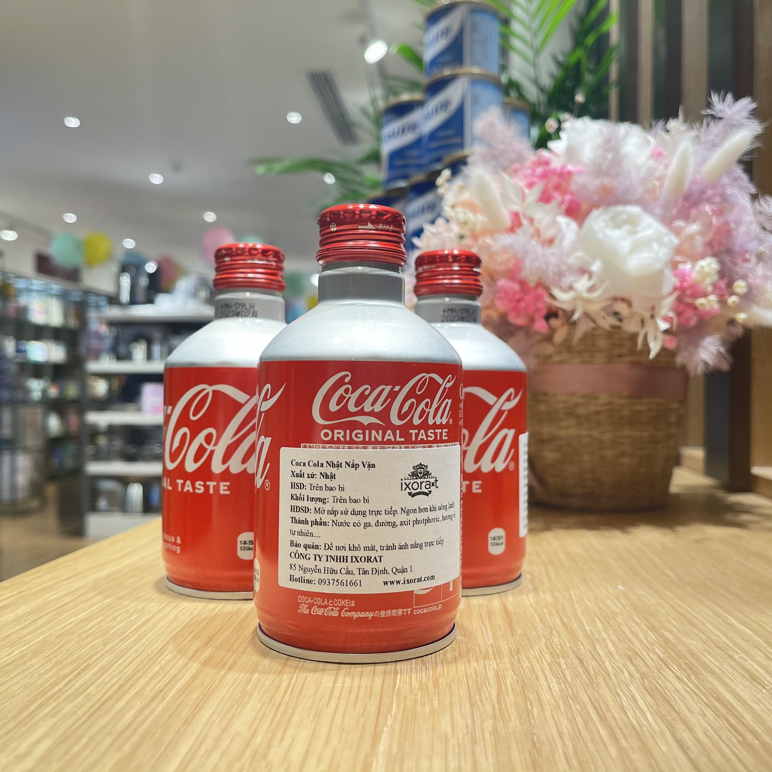 Nước ngọt Coca Cola chai nhôm nắp vặn 300ml [ Made in Japan ]