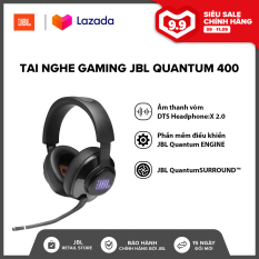 Tai nghe Gaming JBL Quantum 400 l Âm thanh vòm DTS Headphone:X 2.0 l Công nghệ QuantumSOUND Signature l Phần mềm điều khiển JBL QuantumENGINE l HÀNG CHÍNH HÃNG