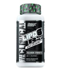 NUTREX LIPO-6 RX ĐỐT MỠ SIÊU MẠNH. HỘP 60 VIÊN, TEM CHỐNG HÀNG GIẢ