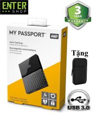 Ổ Cứng Di Động WD My Passport 4Tb + Tặng túi bảo vệ