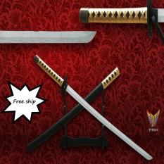 Đồ cosplay Katana chuôi vàng lưỡi bạc