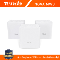 Tenda Hệ thống Wifi Nova Mesh cho gia đình MW3 Chuẩn AC 1200Mbps 3 pack – Hãng phân phối chính thức