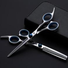 Bộ 2 Kéo cắt và tỉa tóc SASSOON chuyên dụng (tai xanh)
