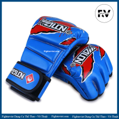 Găng tay hở ngón Wolon Găng MMA cao cấp – MMA Gloves