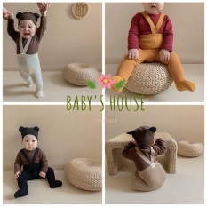 Quần tất yếm, quần yếm tất phong cách hàn quốc cho bé – Baby’s House QA43
