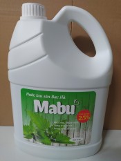 NƯỚC LAU SÀN HƯƠNG BẠC HÀ HIỆU MABU 4KG