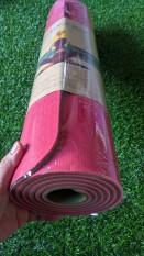Thảm tập Yoga, Thảm tập Gym, thảm tập thể dục TPE 2 lớp siêu bền chống trơn trượt làm bằng cao su non êm ái loại 1 nhiều màu