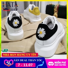 GIÀY THỂ THAO NAM NỮ MCQ THÊU HOA CÚC HATASHOP HOT TREND 2020, GIÀY SNEAKER NỮ SIÊU ÊM VÀ NHẸ, TĂNG CHIỀU CAO, GIÀY MCQ HOA CÚC, GIÀY ĐÔI NAM NỮ
