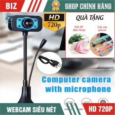 [Nhập ELJAN11 giảm 10%, tối đa 200k, đơn từ 99k]Webcam Dùng Cho Máy Tính Có Tích Hợp Mic Và Đèn Led Trợ Sáng – Bảo Hành 12 Tháng !!!