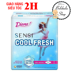 BVS Diana Sensi Cool Fresh siêu mỏng cánh gói 8 miếng 23cm – hàng khuyến mãi