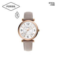 Đồng hồ nữ Fossil Carlie ES5161 dây da- màu xám