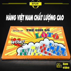 Bộ Cờ Lô Tô 90 Số HỘP GIẤY – Bộ Đồ Chơi Loto Cao Cấp Giá Sỉ 16 Vé Dò Cao Cấp – Cờ Giải Trí – Đồ Chơi Trẻ Em BFUN