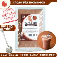 Bột Cacao sữa thơm ngon và tiện lợi Light Cacao , đặc biệt không pha trộn hương liệu , gói 50g