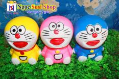 Heo Đất Bỏ Ống Hình Đôrêmon Cao 21cm Siêu Cute – Giao Màu Ngẫu Nhiên