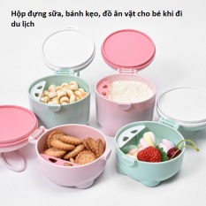 Hộp Đựng Sữa Bột, Đồ Ăn Tiện Dụng Cho Bé Khi Đi Chơi, Du Lịch Cùng Gia Đình