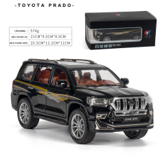 Xe mô hình Toyota Land Cruiser PRADO kim loại hãng Chezhi, mở 6 cửa, tỉ lệ 1:24