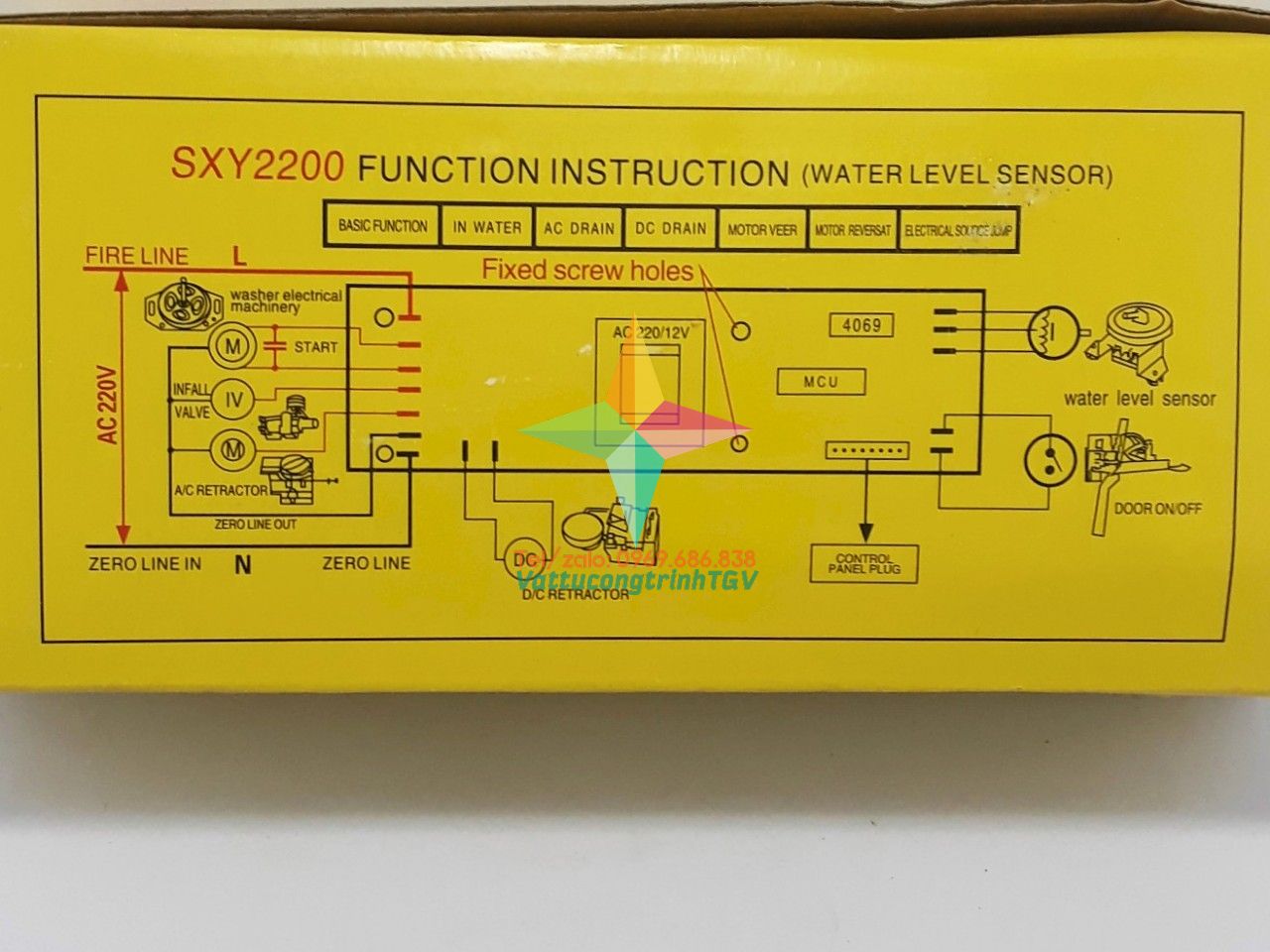 Mạch đa năng cho máy giăt cửa đứng SXY-2200