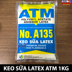 Keo Sữa Latex ATM A-135 Bịch 1Kg – Keo Sữa Làm Slime – Keo Sữa Dán Gỗ – Keo Sữa Dán Giấy – Dán Có Độ Kết Dính Cao Và Bền Chắc