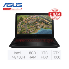 [27/3 TẶNG OFFICE 365 BẢN QUYỀN]Laptop Gaming Asus TUF FX504GM-EN303T ( i7-8750H/ Geforce GTX1060 6GB/ 8GB DRAM/ 256GBSSD & 1TB HDD/ 15.6″ FHD 120Hz/ Win10 Premium Steel