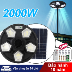 FLKL Đèn Led năng lượng mặt trời sân vườn UFO Chống nước IP67 Remote Thông Minh Góc Đèn 360 Độ 500W 1000W 2000W Đèn Năng Lượng Mặt Trời UFO 【Bảo hành 2 năm】