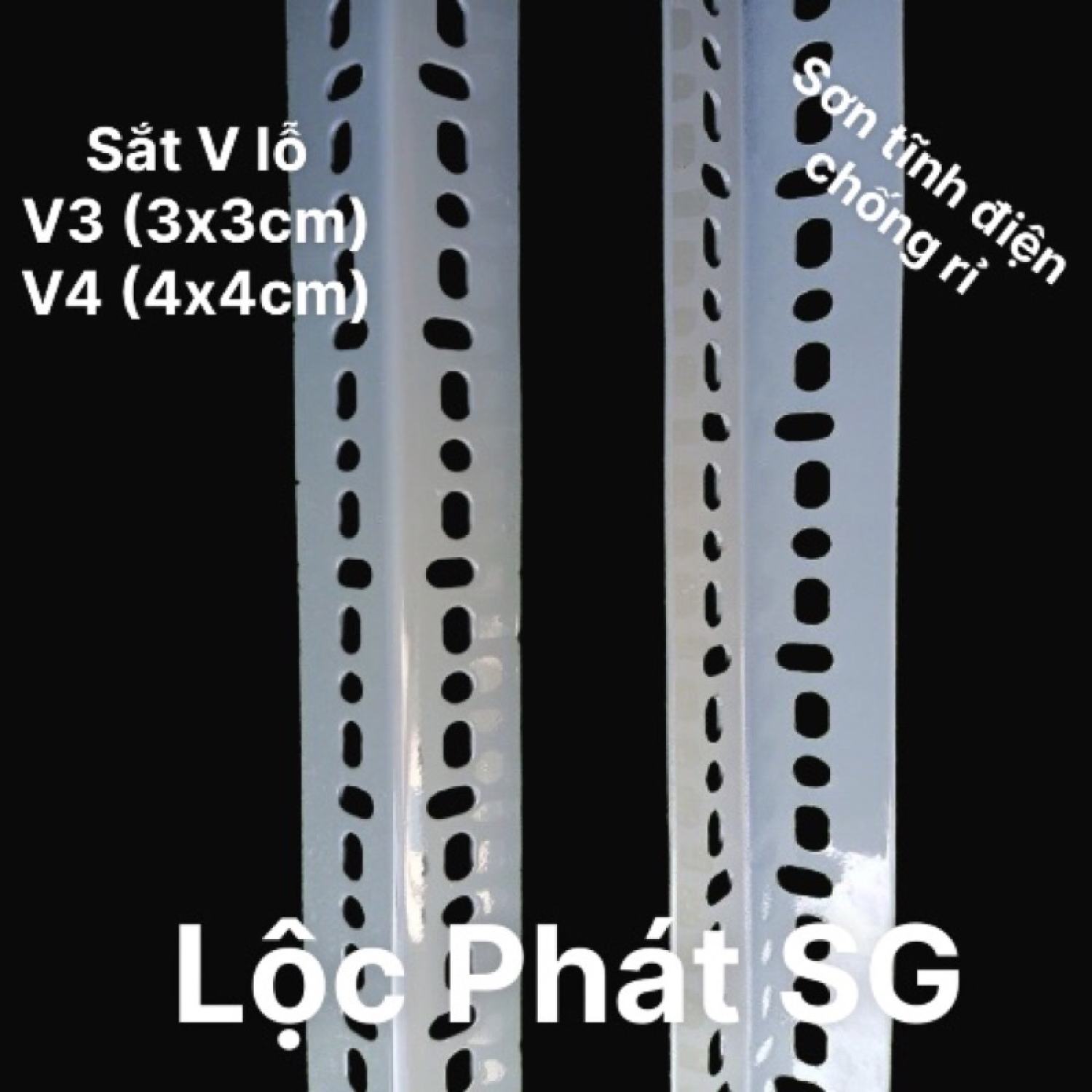 Cây sắt V lỗ (V3 – V4) , sắt V đa năng, sắt V làm kệ