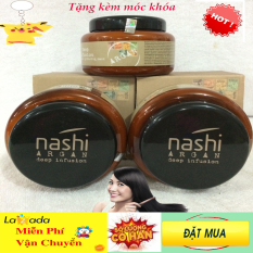 Dầu Ủ Tóc Nashi Argan, Tinh Dầu Ủ Tóc Nashi. Giúp phục hồi tóc hư tổn, mang lại mái tóc mềm mượt, óng ả. Tặng kèm móc khóa silicon